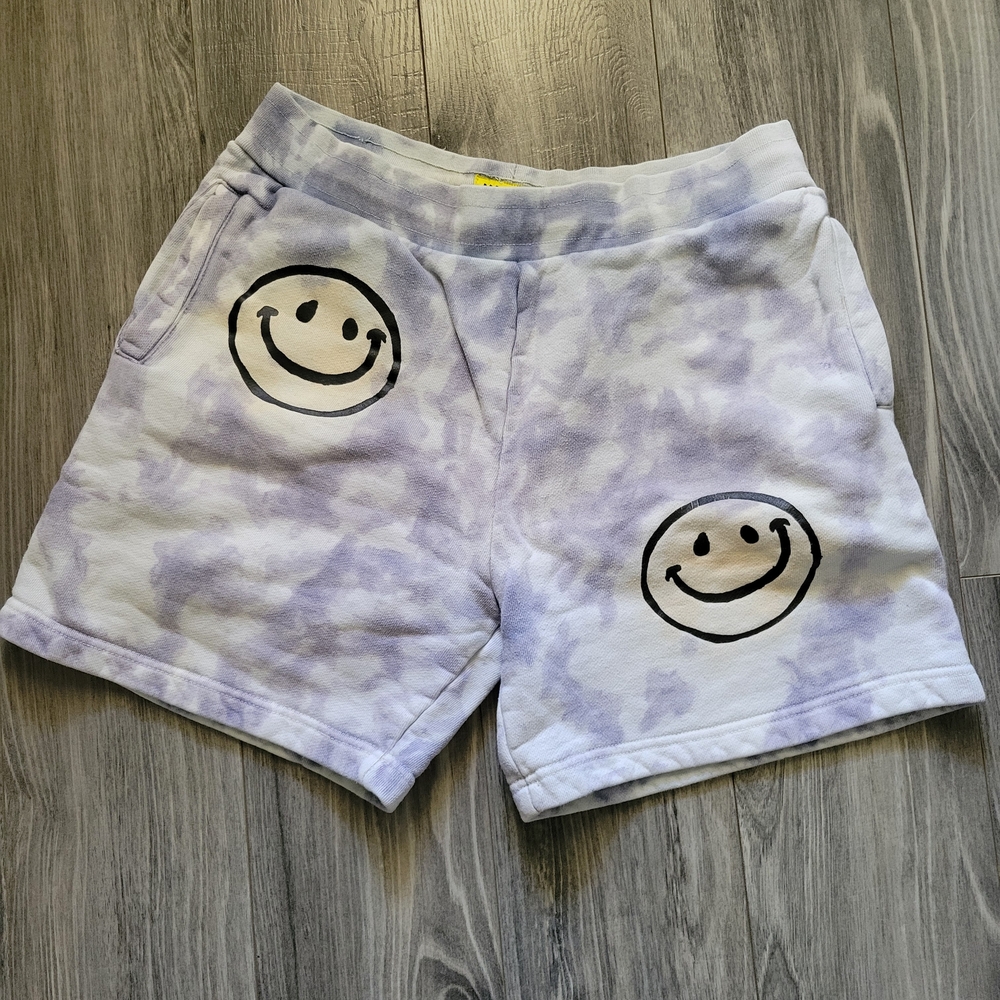 Market Purple Tie-Dye Smiley Shorts